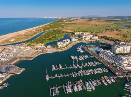 landscape image of a boat dock