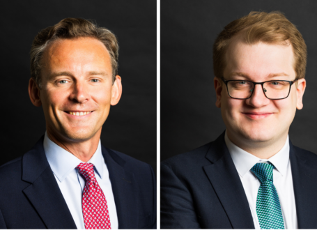 side by side image of Edward Cumming and Harry Samuels, barristers