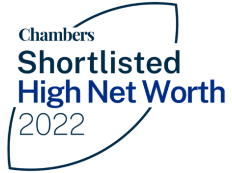 shortlisted Chambers High Net Worth Awards 2022