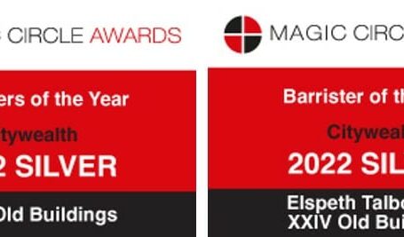 magic circle awards 2022 barrister of the year chambers of the year xxiv old buildings